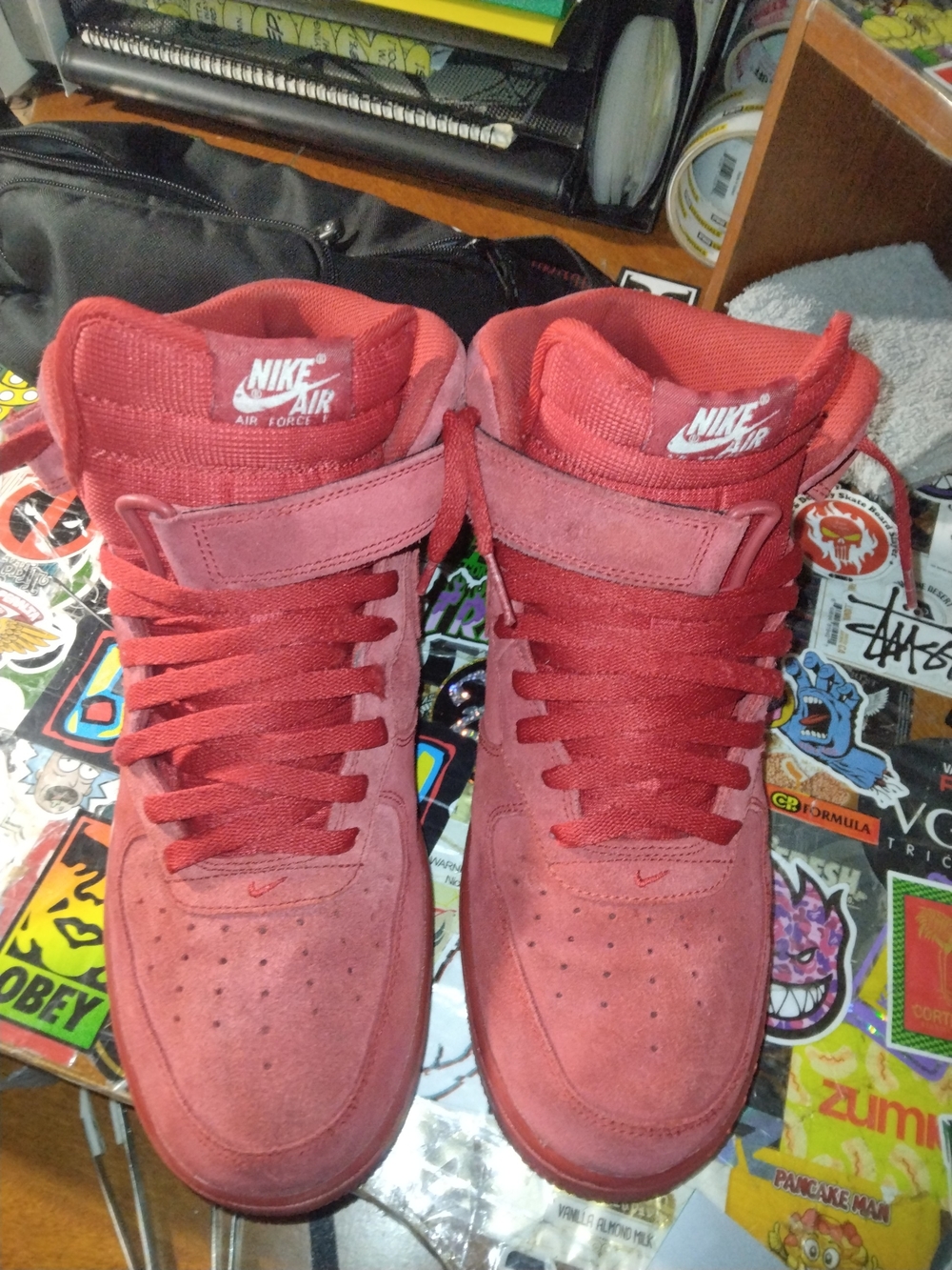 Air Force One Mid Red October - 10.5 - Picture 3 of 9